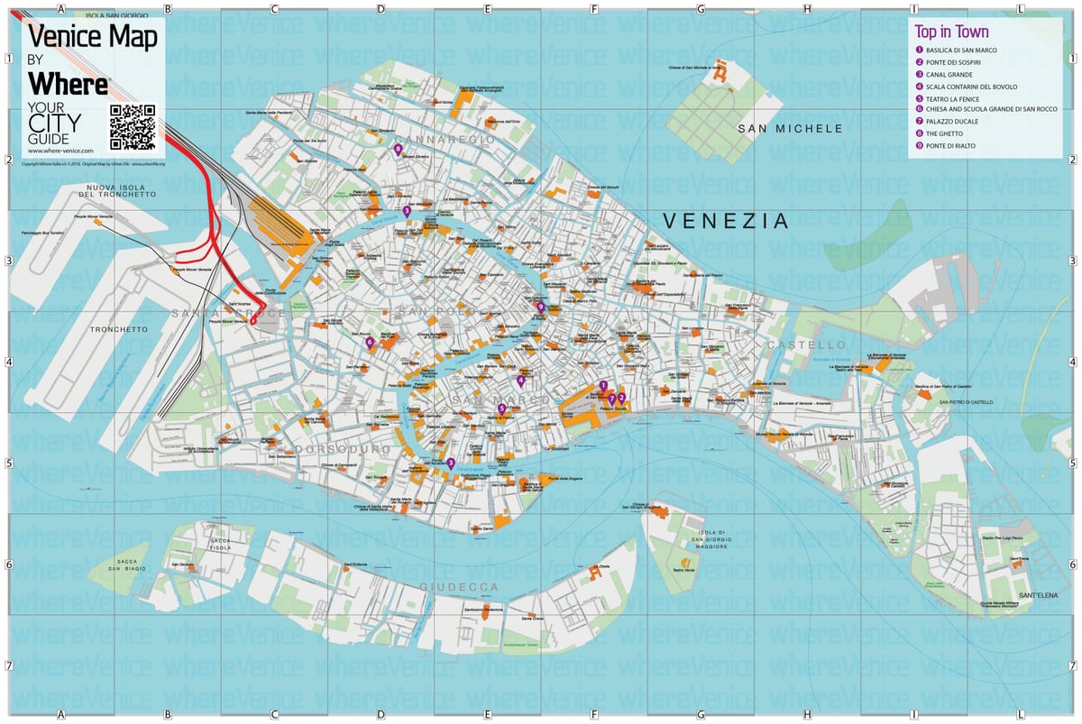 Bezienswaardigheden in Venetië